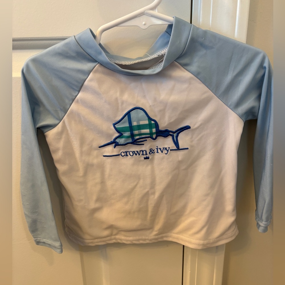 Crown and Ivy Baby Rash Guard Size 12-18 months